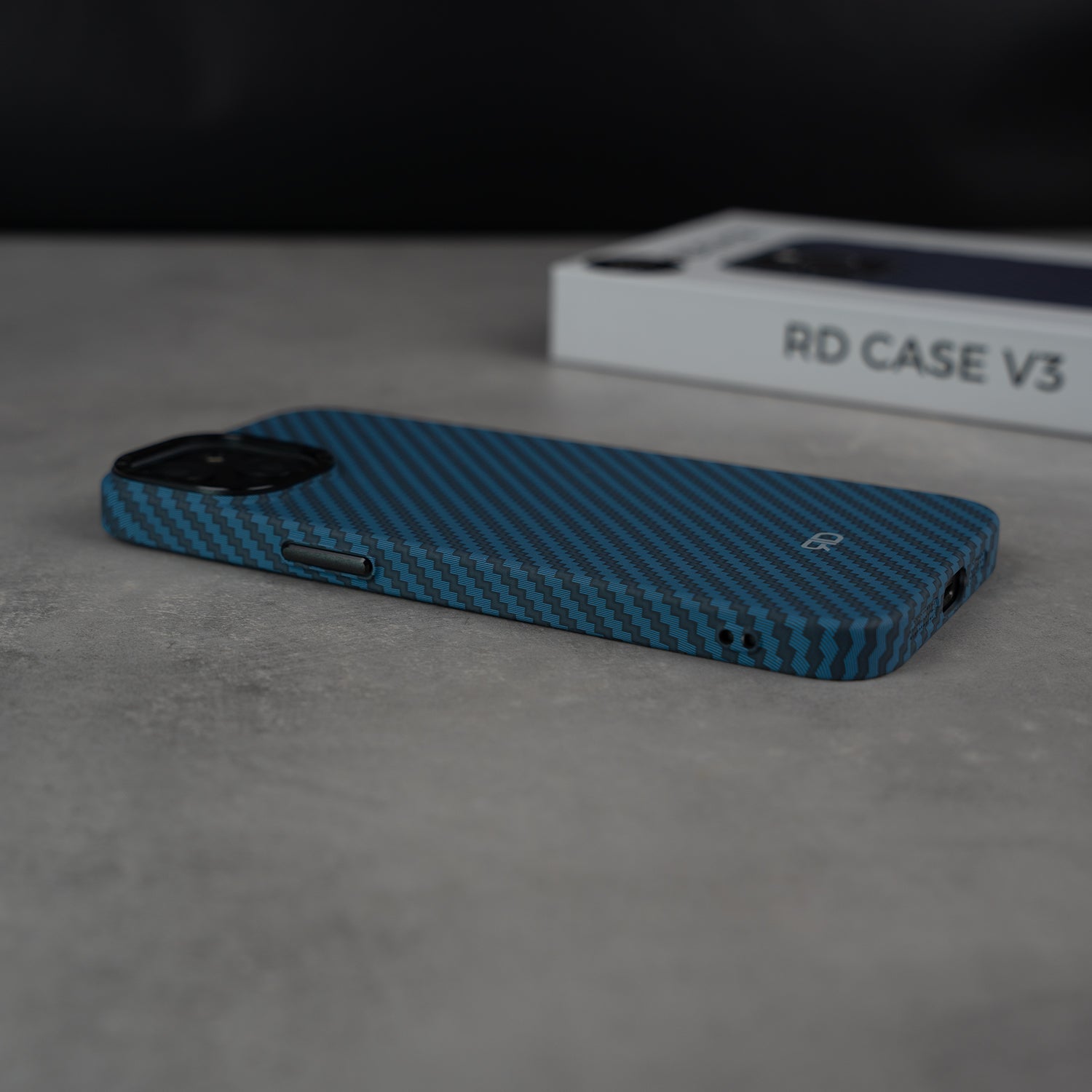 RD Carbon Fiber Case V3 (BLUE)