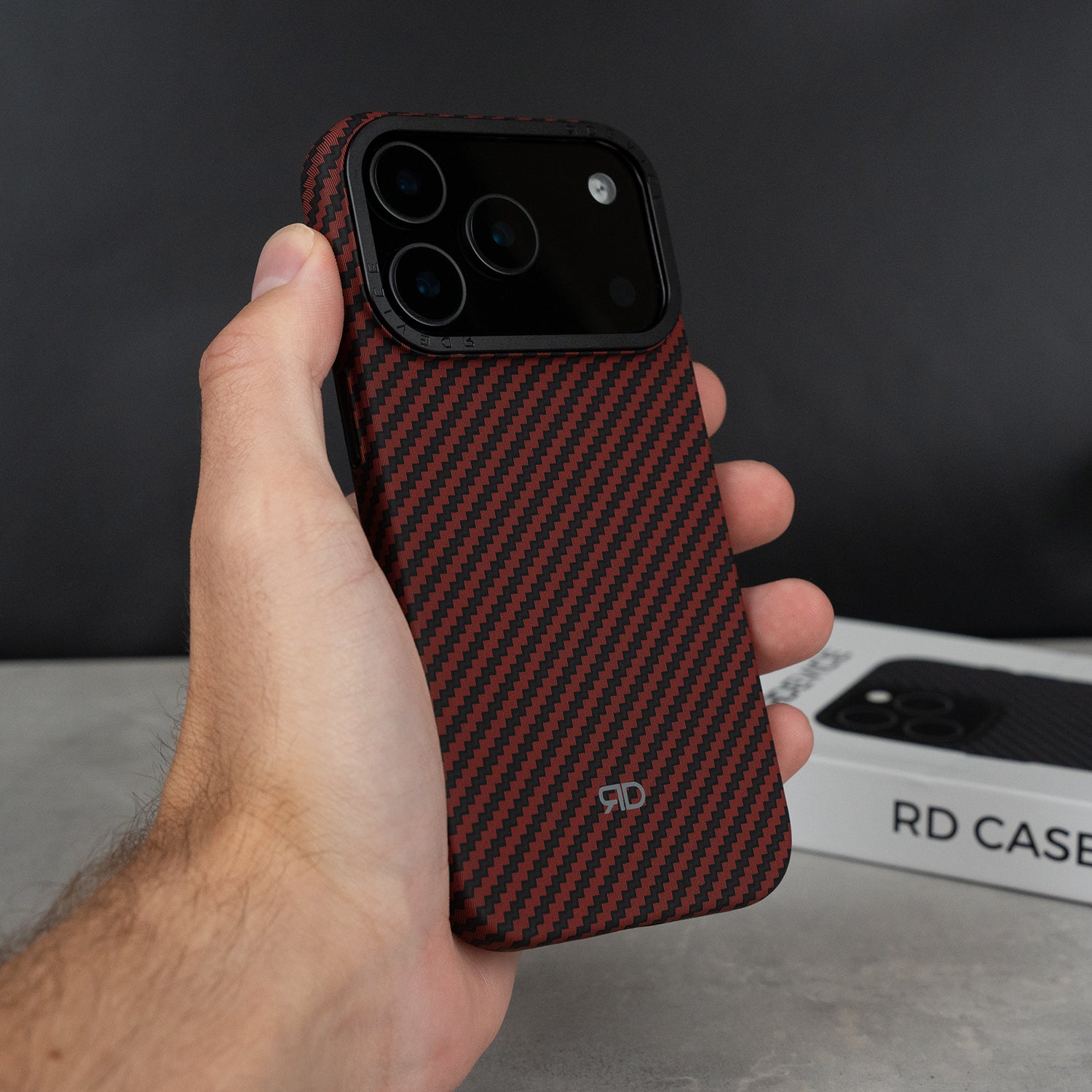 RD Carbon Fiber Case V3 (RED) REBORN DEVICE RD Carbon Fiber Case V3 (RED) REBORN DEVICE